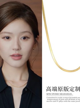 金色锁骨链女2025新款气质颈链