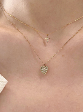 十字架项链女2026新爆款叠戴颈链