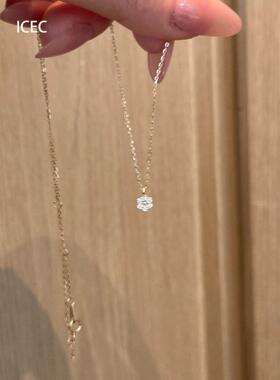 迷你花朵项链女配饰精致高级感