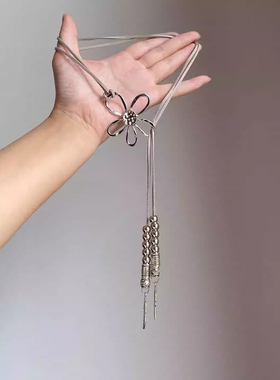 镂空花朵流苏项链2026新款民族风