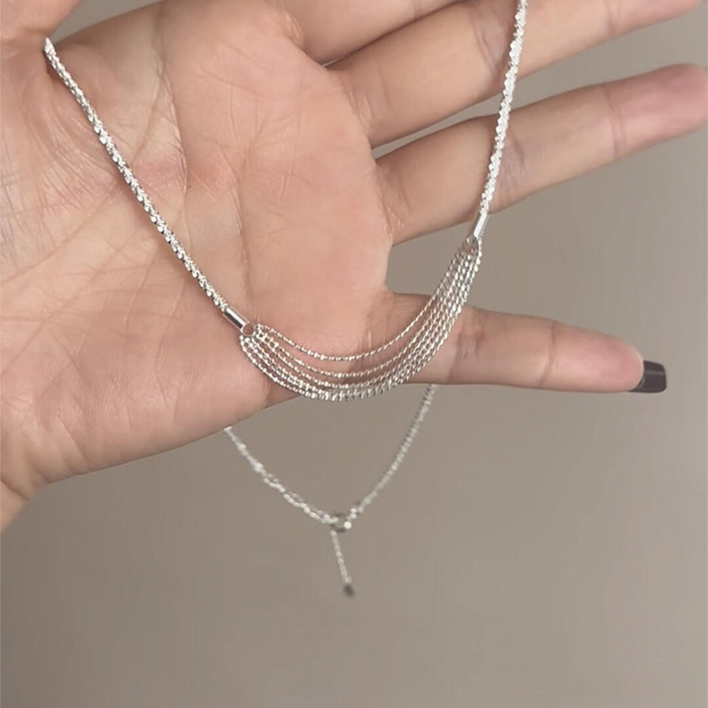 把星空戴在颈间~超闪锁骨链