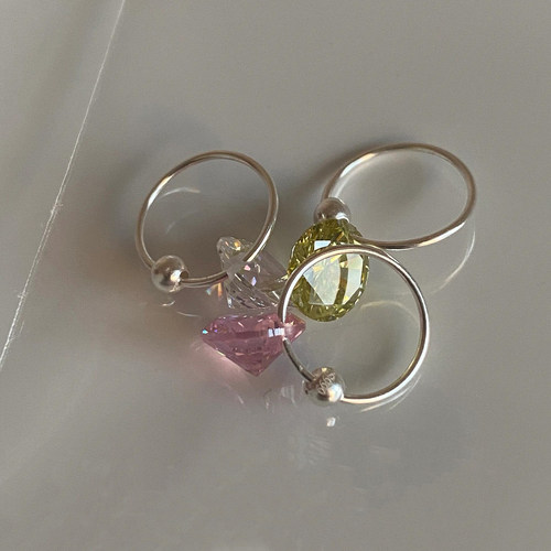 素圈耳圈女轻奢小众高级感