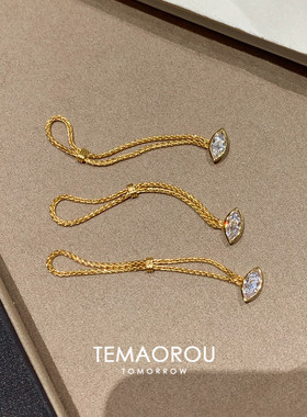 马眼钻戒指女2026新款轻奢高级感