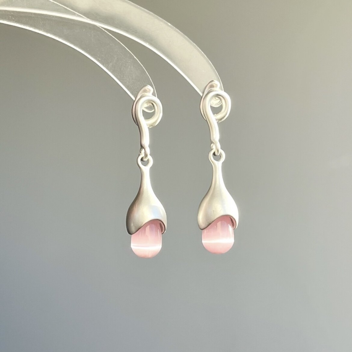 粉猫眼石流苏耳环女士2025新爆款耳钉轻奢小众高级感气质百搭耳饰,饰品/流行首饰/时尚饰品新,耳环,淘宝优惠券,粉丝福利购,淘宝优惠卷