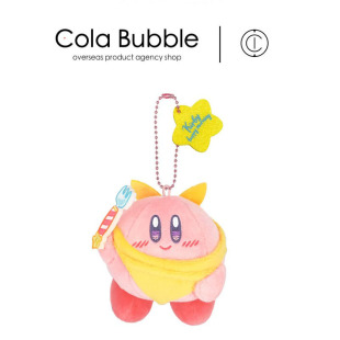 早餐星之卡比公仔玩偶毛绒包包挂件钥匙扣挂饰 日本kirby正版
