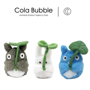 日本totoro宫崎骏吉卜力周边正版 手玉荷叶龙猫沙包毛绒公仔玩偶