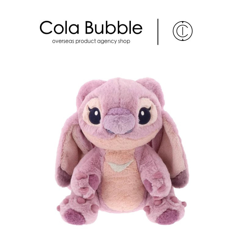 日本东京迪士尼stitch正版大号史迪奇女朋友安琪毛绒公仔玩偶抱枕