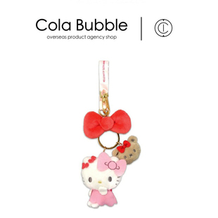 日本hellokitty正版50周年连衣裙凯蒂猫kt猫公仔玩偶毛绒包包挂件