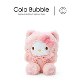 日本三丽鸥hellokitty正版 凯蒂猫哈喽kt猫公仔玩偶毛绒玩具 猫咪装