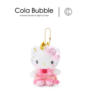 皇冠凯蒂猫哈喽kt猫公仔玩偶毛绒挂件挂饰 日本hellokitty正版