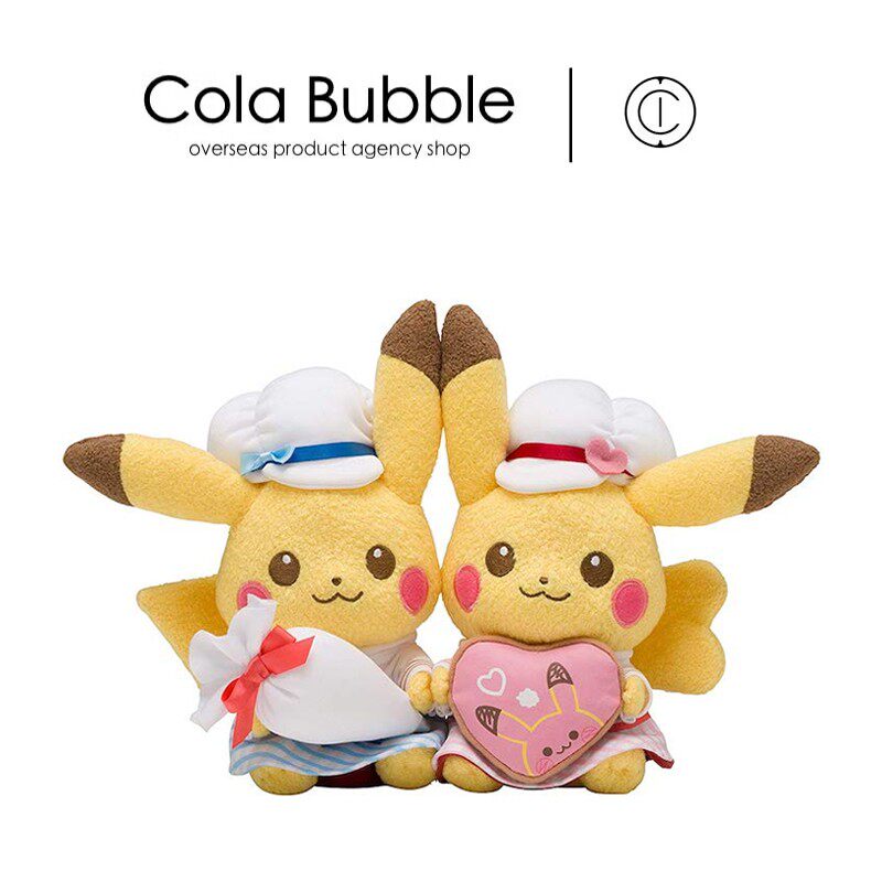 日本宝可梦神奇宝贝正版sweet皮卡丘情侣公仔玩偶娃娃毛绒玩具