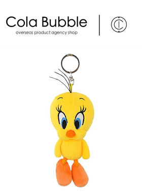 日本正版Looney Tweety Bird翠儿公仔玩偶娃娃毛绒包包挂件小挂饰
