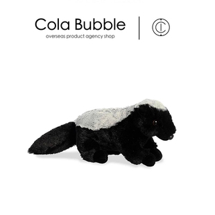 美国aurora world正版仿真动物平头哥蜜獾公仔玩偶娃娃毛绒玩具