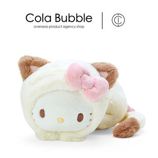 治愈喵hellokitty凯蒂猫kt猫毛绒公仔玩偶娃娃 日本三丽鸥正版