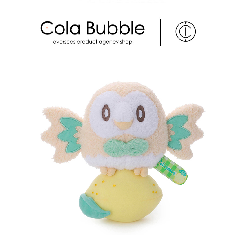 宝可梦日本正版木木枭公仔