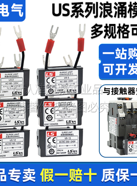 正品LS浪涌抑制模块US-1 2 3 5 6 11 12 13 14 22 AS-4阻容灭弧器