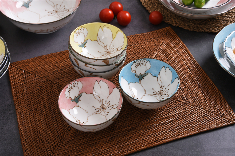 百合图案 百年好合 新婚礼品