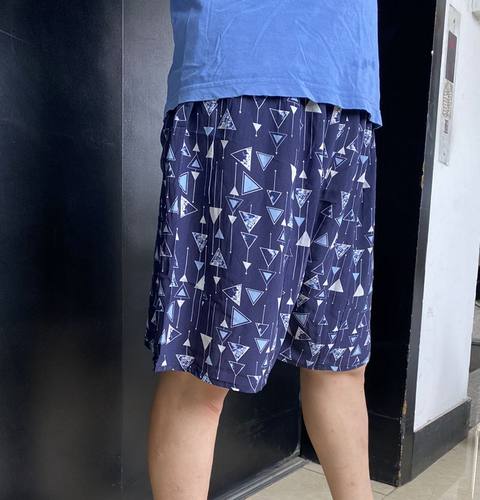 大码桑蚕丝居家休闲裤