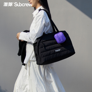 Subcrew通勤大容量电脑托特包手提单肩斜挎包潮流时尚妈咪托特包