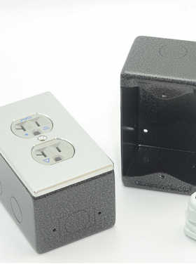 NK 117NCF 纳米静电图层120型美标金属底盒美式日式118暗装接线盒