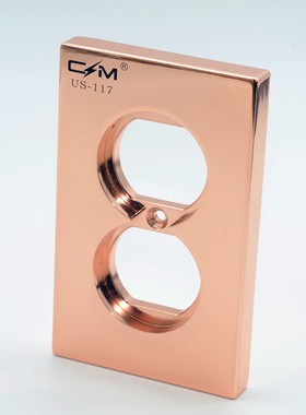 CMaudio  CM-US117    12 MM加厚 纯紫铜面板，美标120紫铜面板