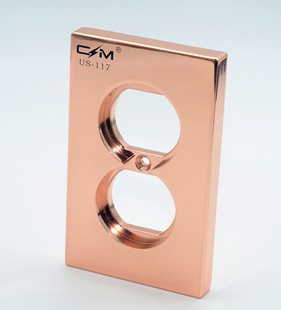 纯紫铜面板 US117 MM加厚 美标120紫铜面板 CMaudio