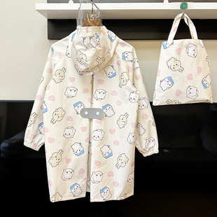 儿童雨衣男童女童小学生幼儿园宝宝轻便防水全身长款 带书包位雨披
