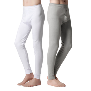 男士 中厚棉毛裤 纯棉中老年衬裤 保暖裤 全棉单件秋裤 精品两件装