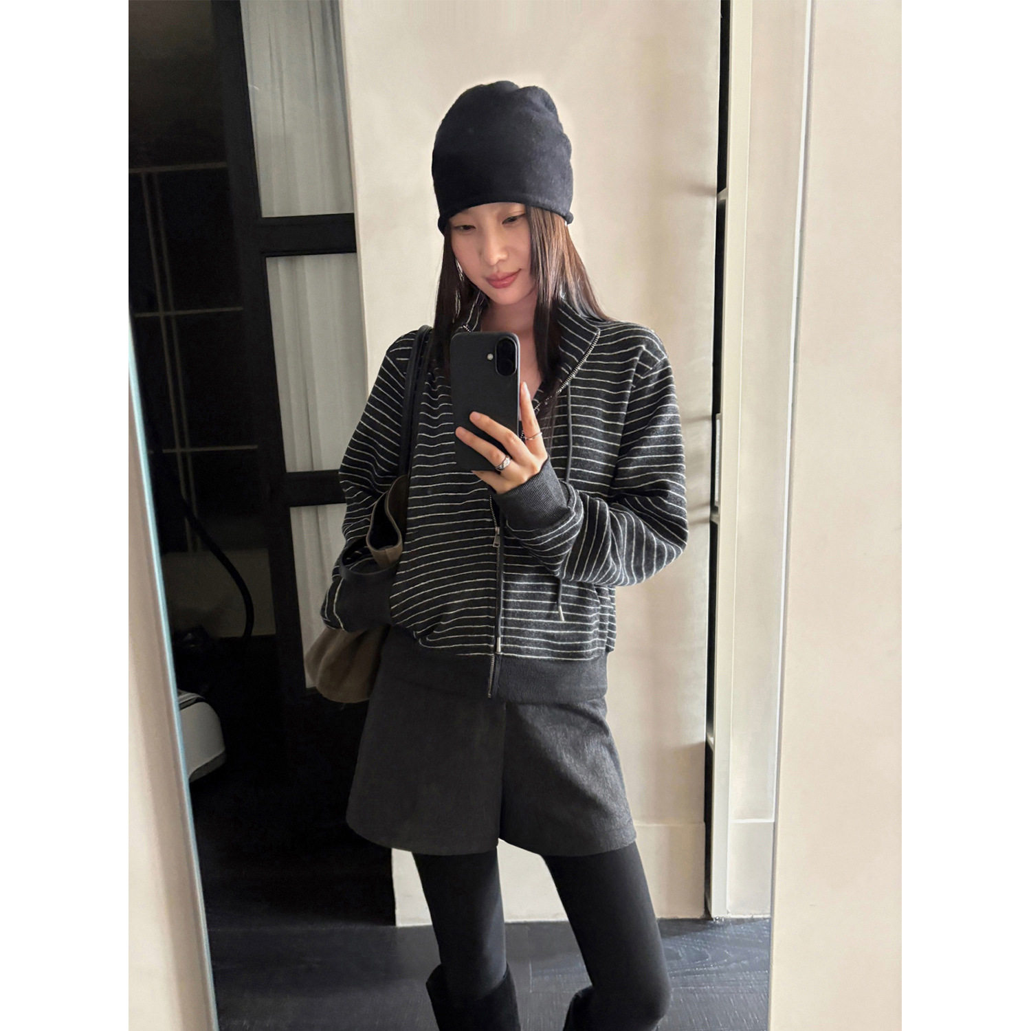 立领休闲卫衣2026秋冬外套女