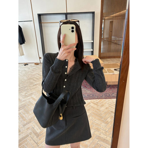 叠穿针织开衫女2026早秋新款
