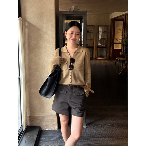 针织开衫叠穿上衣女2026年新款