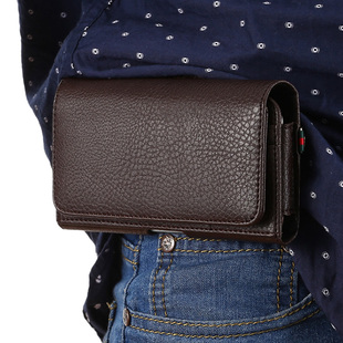 挂腰皮套 4寸4.5寸4.7寸5寸5.5寸5.7寸6寸穿皮带手机腰包腰套 男士