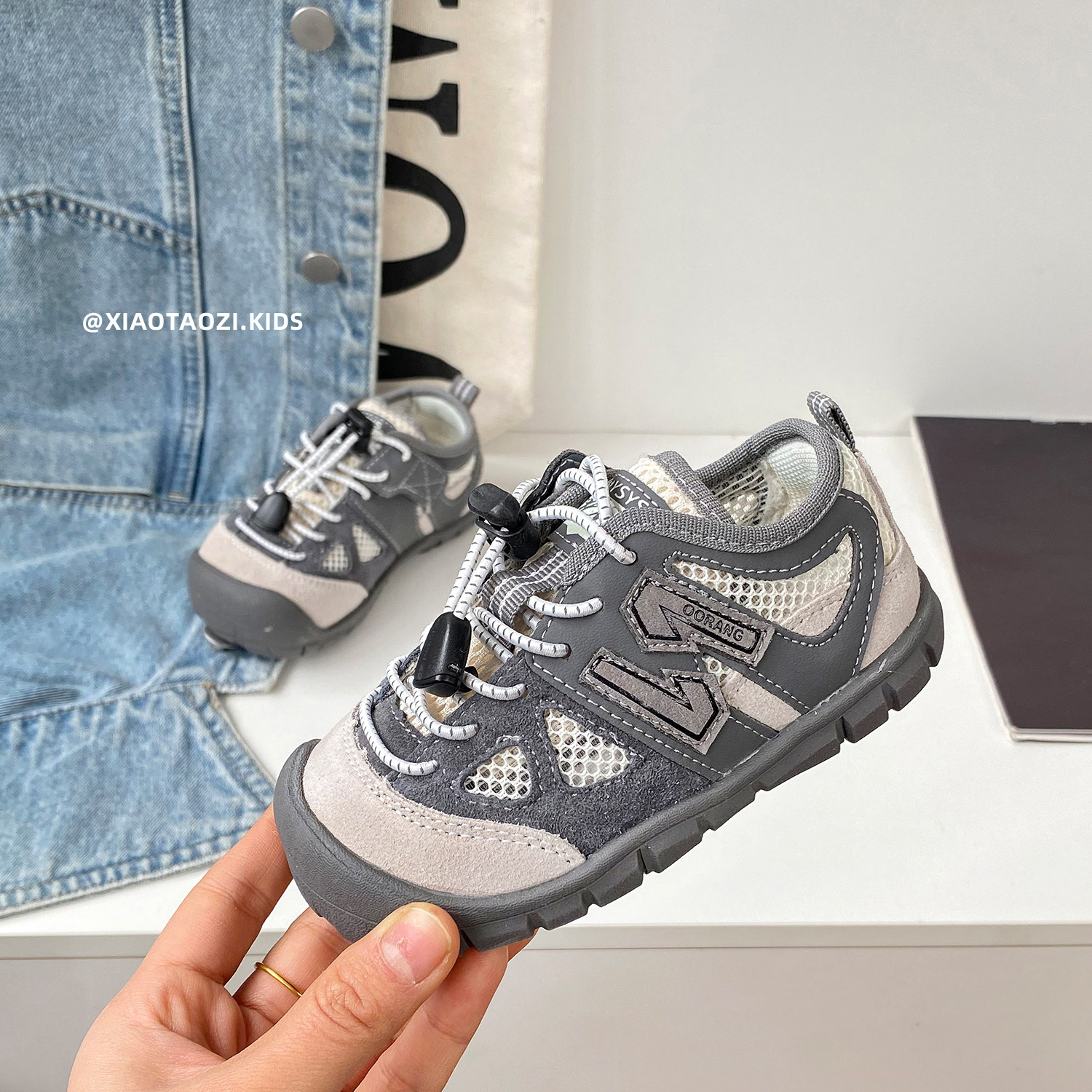 儿童户外登山鞋2026春夏男童运动鞋女童透气软底抽绳宝宝防踢防滑,童鞋/婴儿鞋/亲子鞋,运动鞋,淘宝优惠券,粉丝福利购,淘宝优惠卷