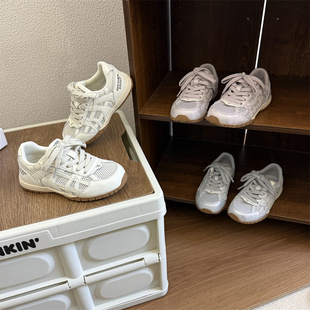 儿童单网德训鞋2026夏季新款男女童休闲运动鞋软底透气中大童平底