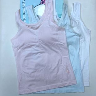 【长款】海蓝乐章少女文胸中小学生发育成长期背心女生儿童内衣薄