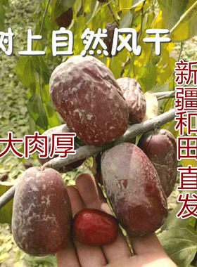 六星新疆和田大枣整箱20斤红枣个大风干干枣