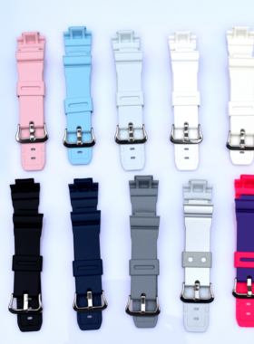 卡西欧表带DW-5700THB  G-5600 6900手表配件GW-M5610黑色DW-5600