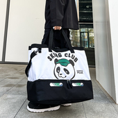 斜挎包男超大容量特大号运动滑雪背包带鞋 仓衣物行李收纳包健身包