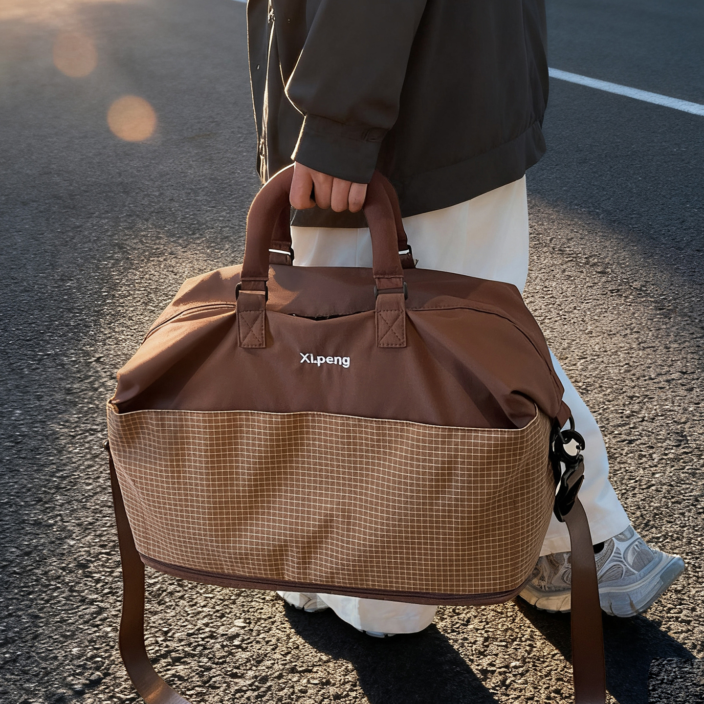 短途旅行包干湿分离健身包