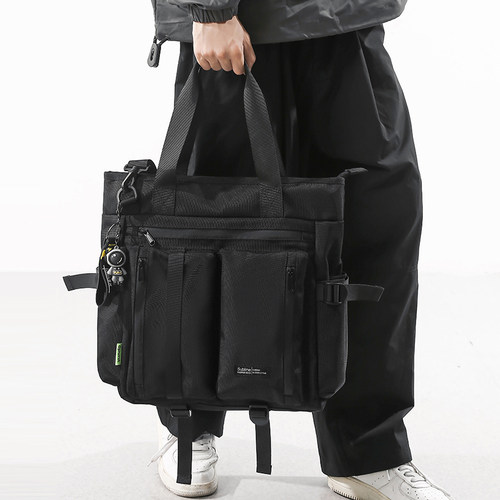 学生手提补课包潮牌斜挎包