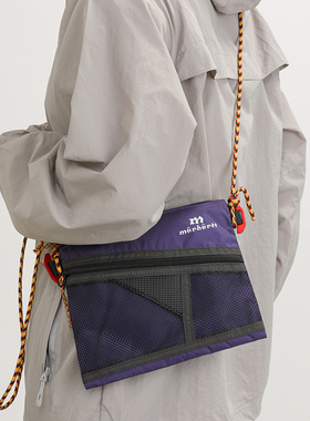 轻便邮差包运动通勤斜挎包男户外骑行小挎包女ins原创潮牌单肩包