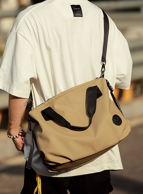 短途旅行包轻便休闲大容量斜挎包男手提旅游行李收纳包运动健身包