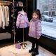 女童加厚棉服2025秋冬新款 连帽面包服中大童冬季 棉袄儿童保暖棉衣