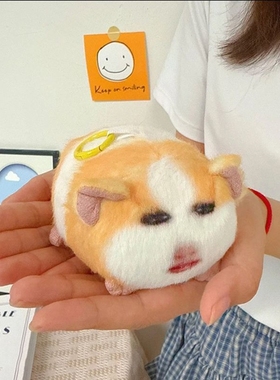 仙女下凡荷兰猪表情包猪妞玩偶挂件毛绒玩具录音发声公仔生日礼物