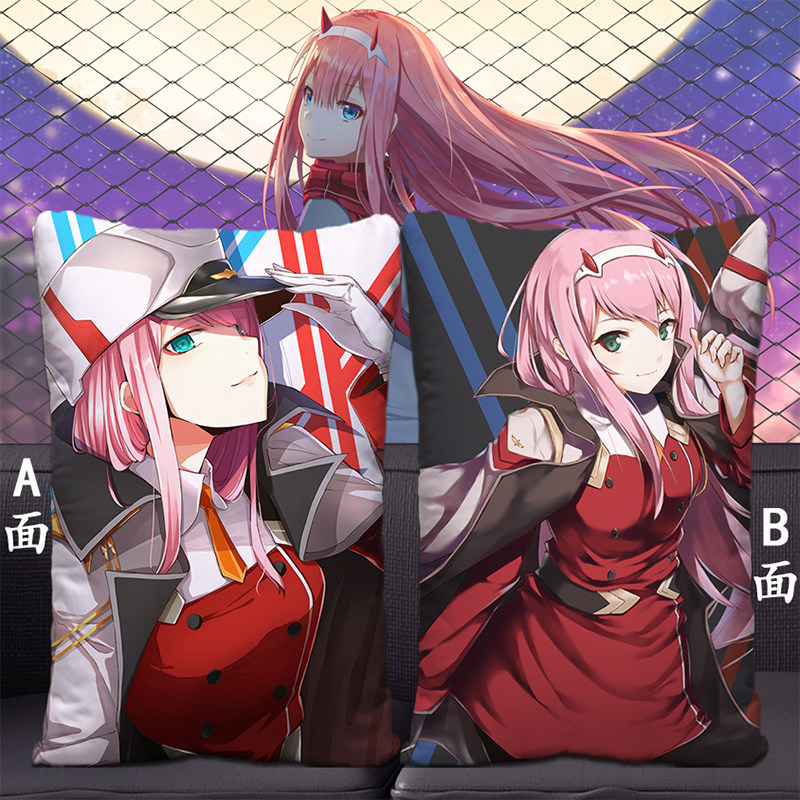 darling in the franxx 02小姐姐 莓 周边长抱枕睡枕靠枕枕头包邮