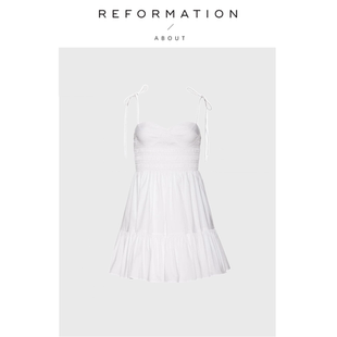 【现货】About Reformation迪丽热巴同款吊带连衣裙短款小个子女