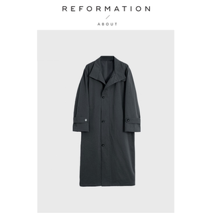 【现货】About Reformation白鹿同款经典风衣百搭气质宽松外套女