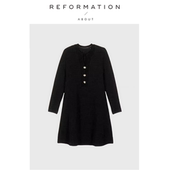 圆领针织镂空连衣裙短裙 Reformation杨采钰法式 现货 About