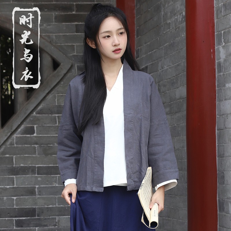 己荷春秋棉麻汉服超好看