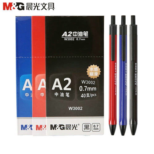 a2中油圆珠笔办公三角按动
